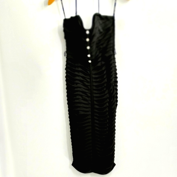 Betsey Johnson Dresses & Skirts - BetseyJohnson Evening 90's Black Ruched Sheath Dress